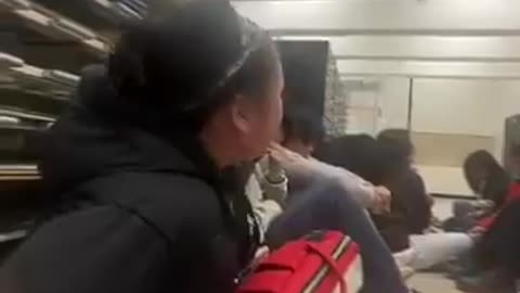 Footage from inside Brown University