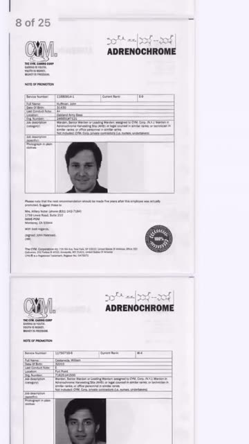 Old Adrenochrome Leak...The last few pages are very sick.