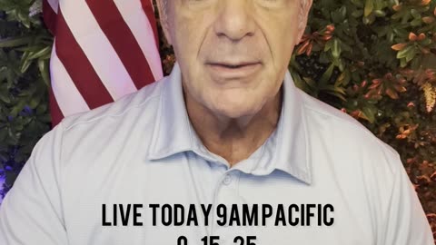 Live Today 9am Pacific on Rumble, X, YouTube, and Facebook!s
