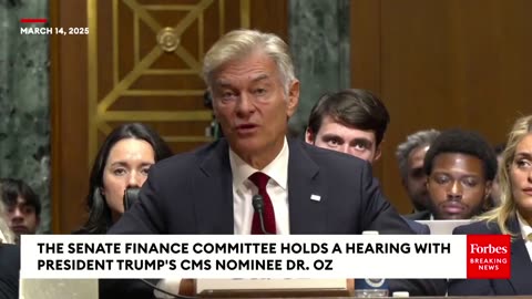 Senate Finance Committee Room Breaks Out Into Laughter Over Chuck Grassley Remarks To Dr. Oz