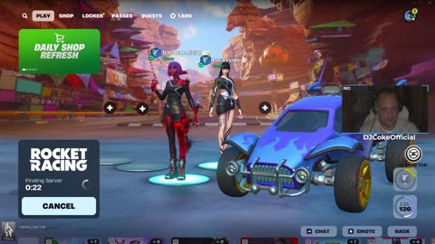 🔴 #Live [GR/CY/EN/BG] 🎮:Fortnite dike mu!! | Follow @ social: @DJCokeOfficial | !addme !social |