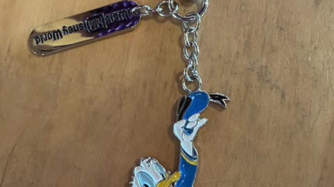 Disney Parks Donald Duck Metal Keychain #shorts