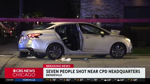 7 people shot, wounded near Chicago Police Headquarters