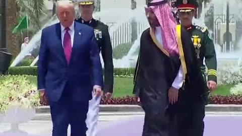 Trump Saudi Arrival | Royal Coronation | Best Welcoming Ever