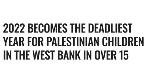 Israel is doing WHATT to Palestinian children?!?!!