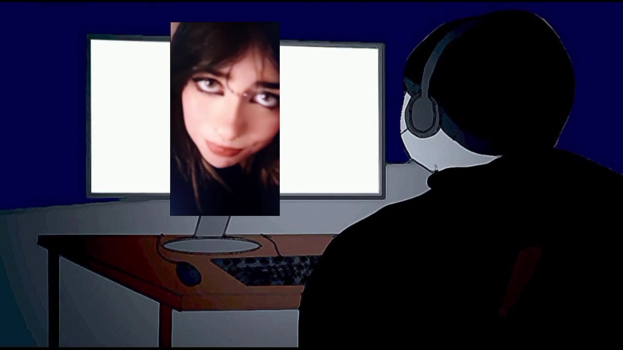 Johnny watching a goth girl fart