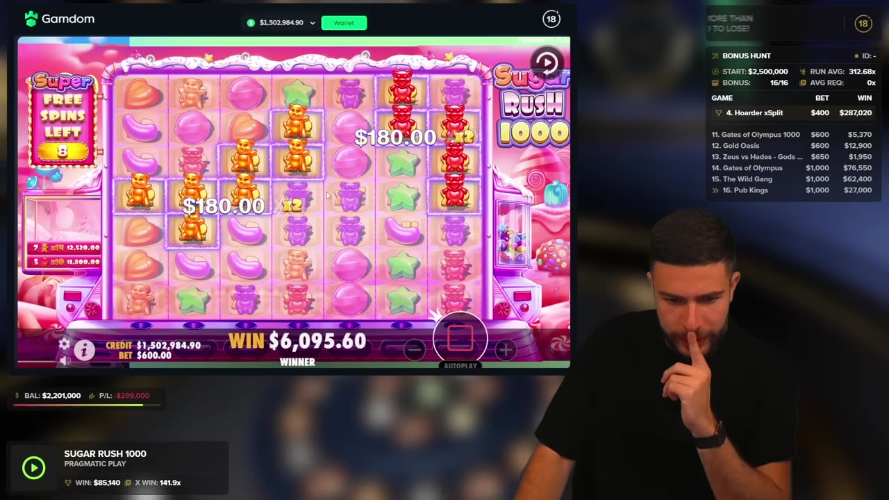 MASSIVE $2,500,000 BONUS OPENING SESSION GOES WILD!
