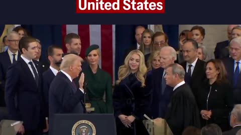 Donald J. Trump Sworn In as the 47th President of the United States America is BACK. 🇺🇸