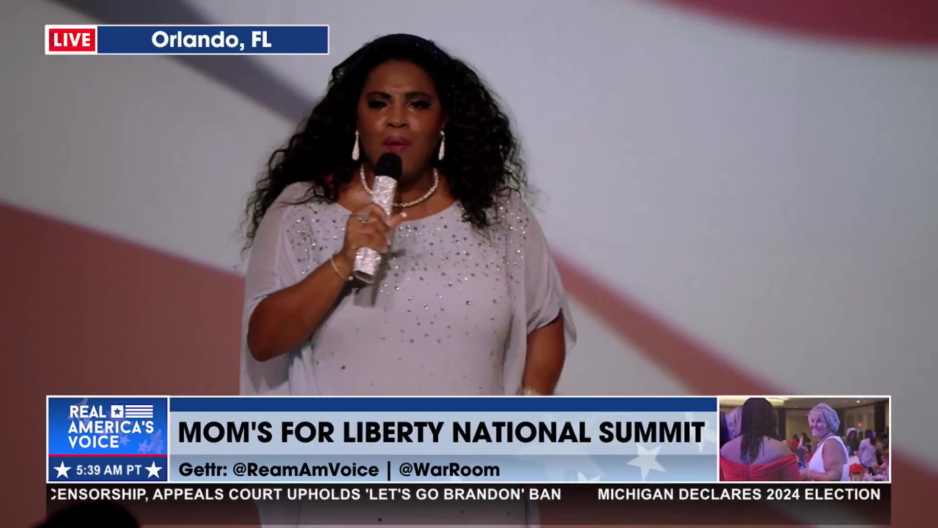 OUR NATIONAL ANTHEM AT MOMS FOR LIBERTY