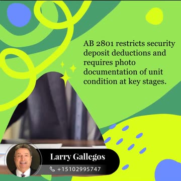 New California Laws Impact Landlords' Rental Practices