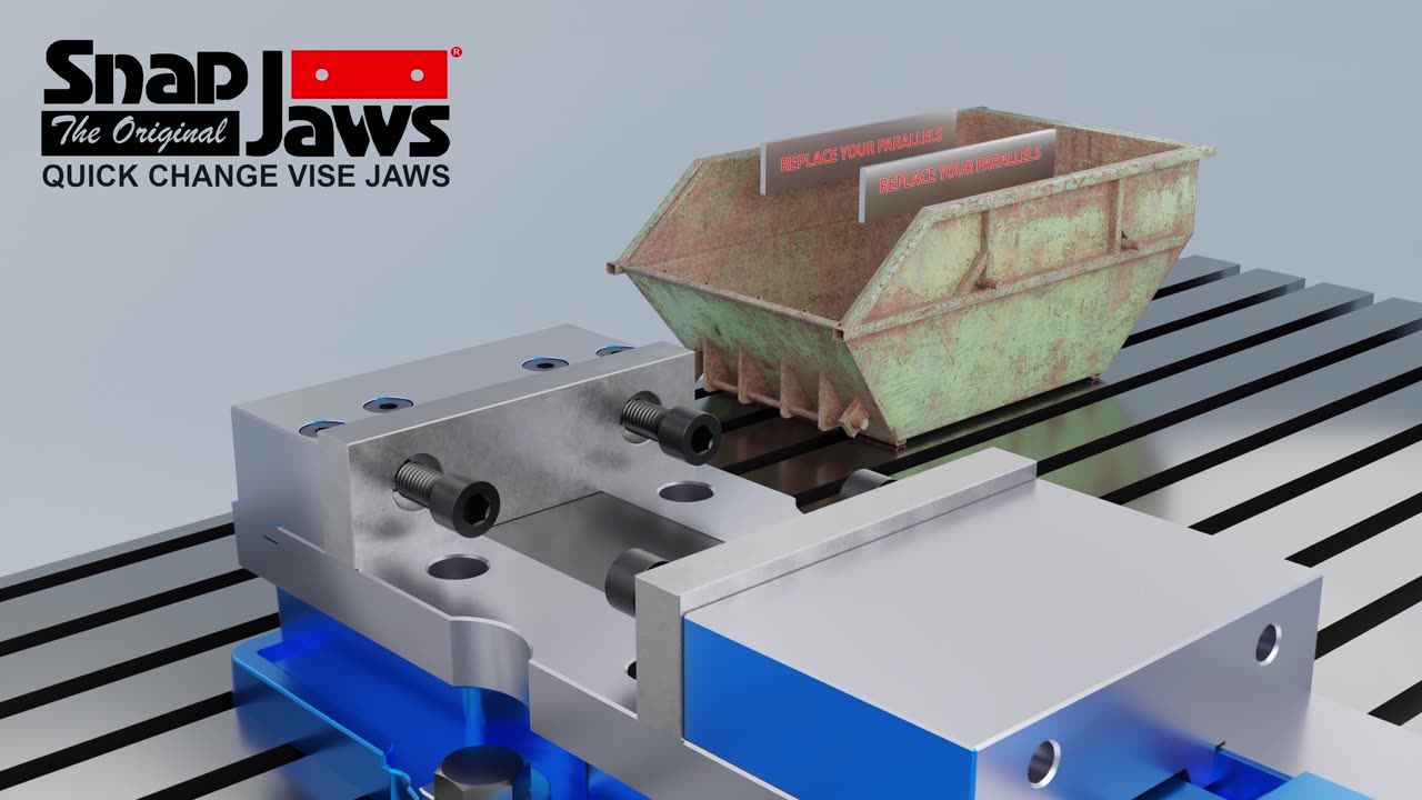 Replace your Parallel's with Snap Jaws Quick-Change Vise Jaws | Part# 6HSJ-365