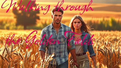 COUNTRY.Song Walking through the Golden Fields.