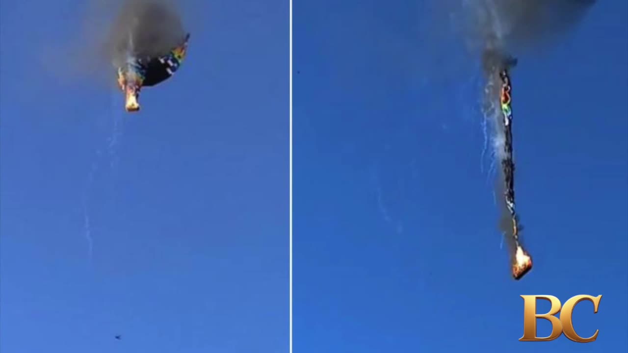 At least eight people dead after hot air balloon crashes in Brazil