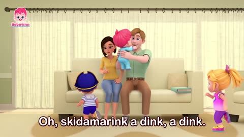 Skidamarink – Bebefinn Valentine Edition | I Love You Song in Bahasa Indonesia!