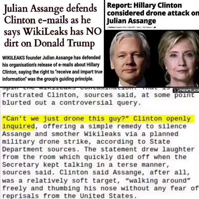 Hillary Clinton - Wikileaks and Assange