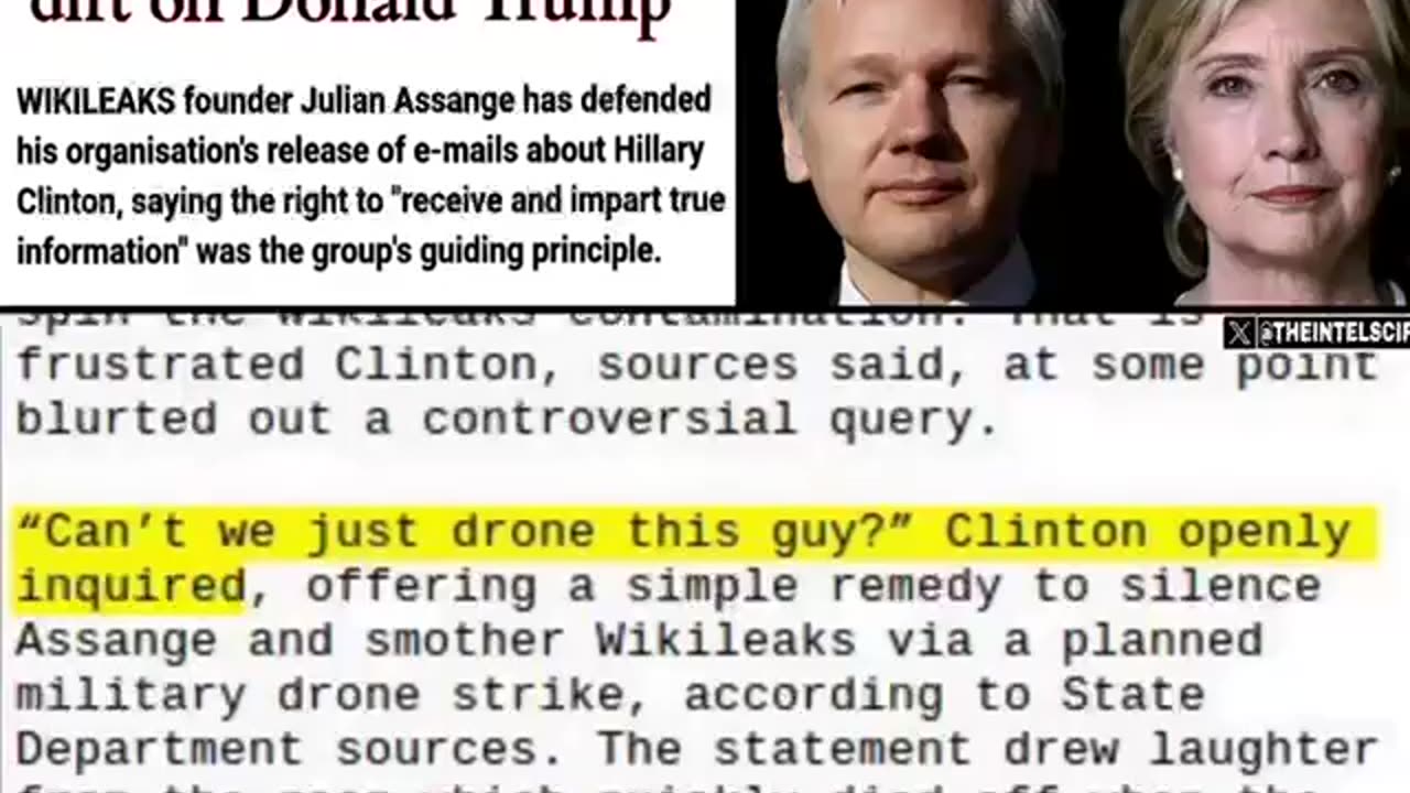 Hillary Clinton - Wikileaks and Assange
