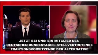 Beatrix von Storch AfD bei der Matt Gaetz Show in Amerika