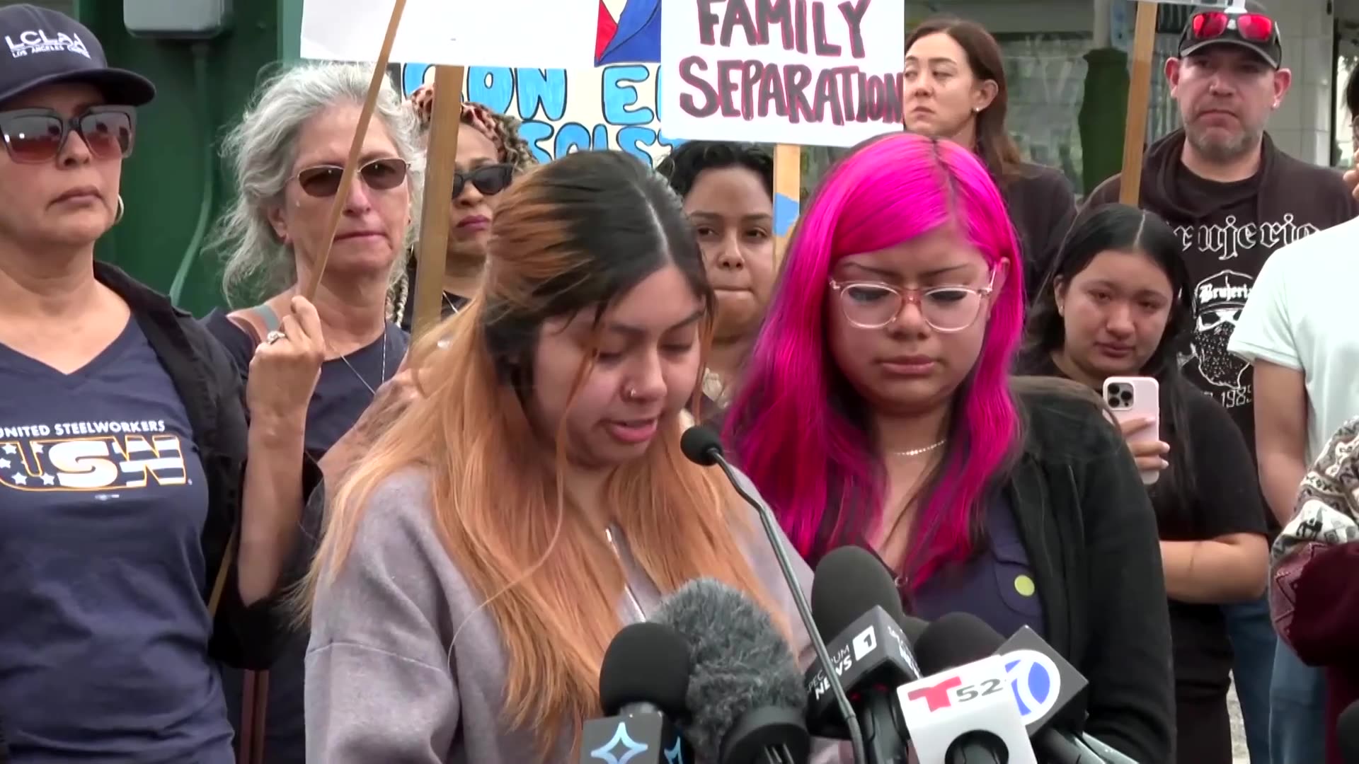 Tearful daughter of detained migrant worker demands answers