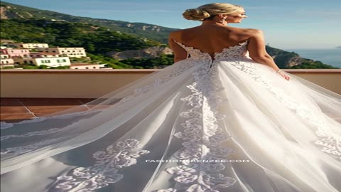 Affordable princess bridal dress with lace details that rival high-end designers 👗