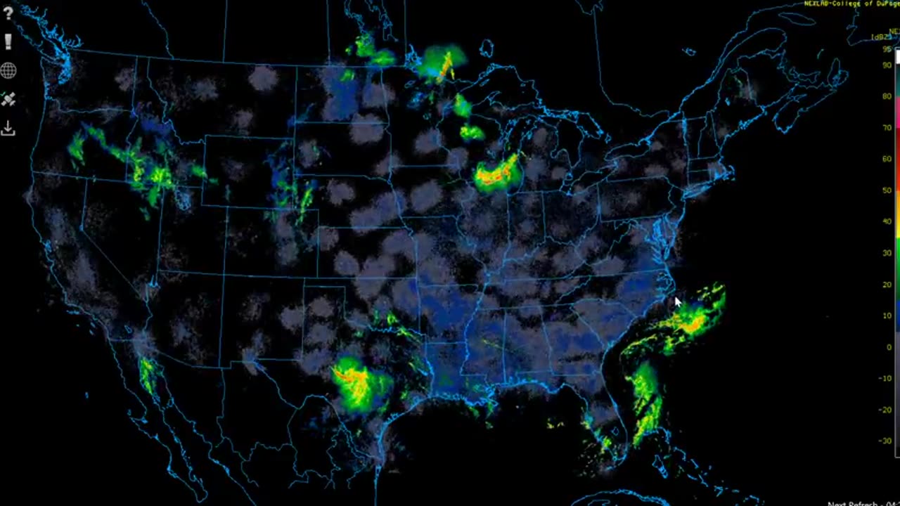 RED Lasers Are being Fired out in the Atlantic