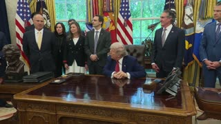 President Trump Signs Executive Orders in the Oval Office, May 23, 2025