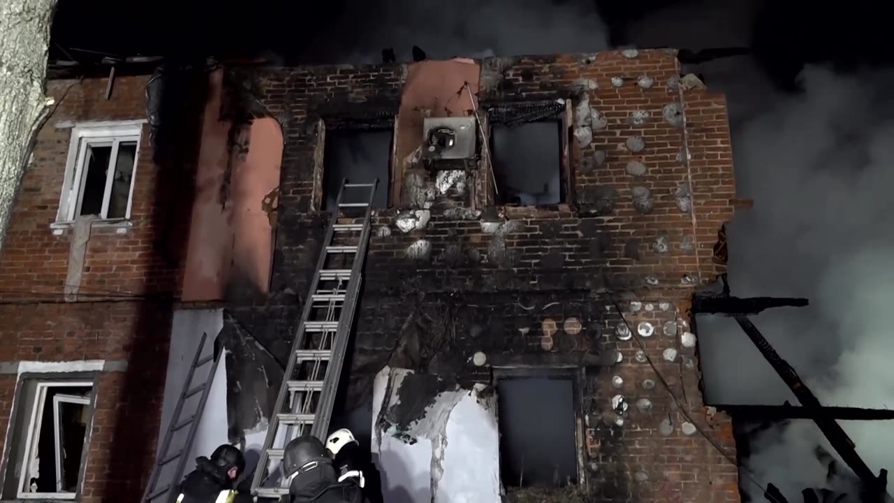 Russian drone strike on Kharkiv homes kills several, say officials
