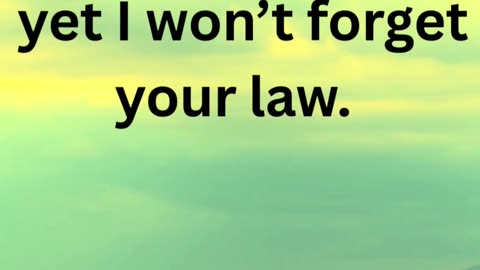 Psalm 119 Part 14 "Your word is a lamp to my feet,"