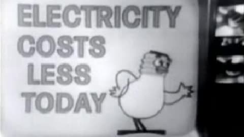 Commercial - Commonwealth Edison 1966 w singing light bulb
