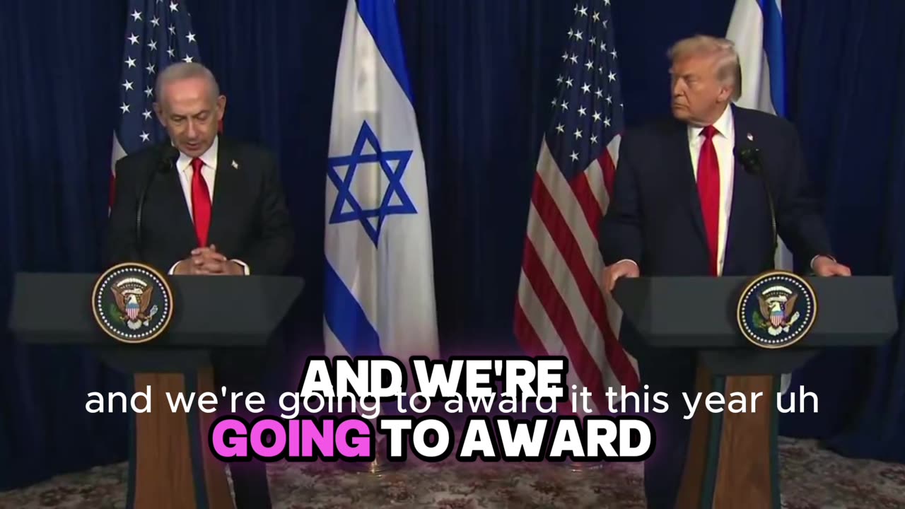 Israel Awards Donald Trump Its Highest Honor in an Unprecedented First