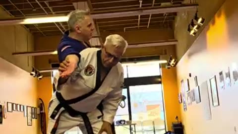 Grandmaster Bob (Bobcat) Reynolds & Grandmaster Eric P. Laino Hapkido Training