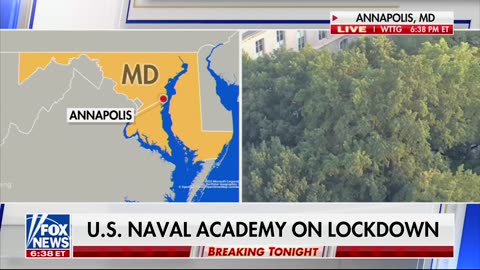 Bret Baier Reporting On US Naval Academy On Lockdown