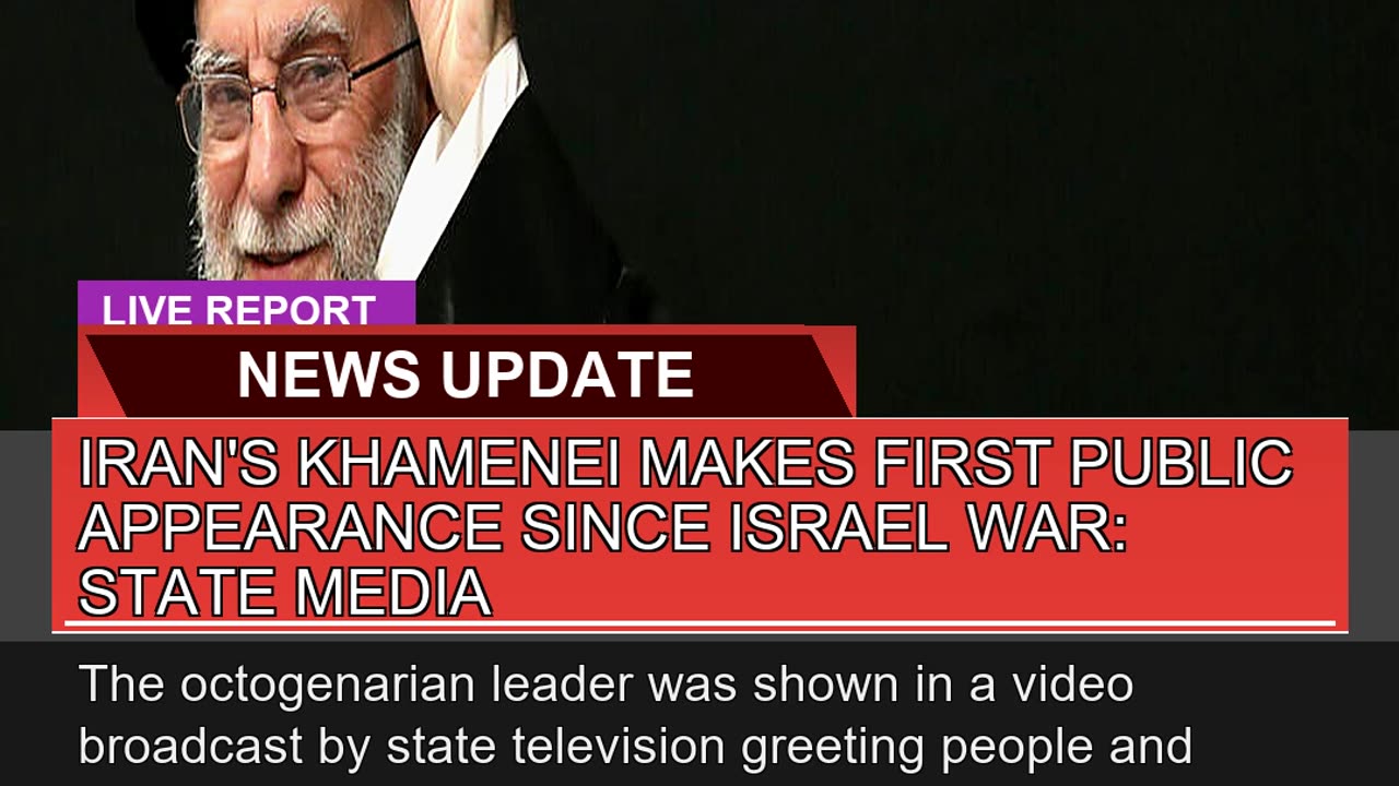 Irans Khamenei Makes First Public Appearance Sinc
