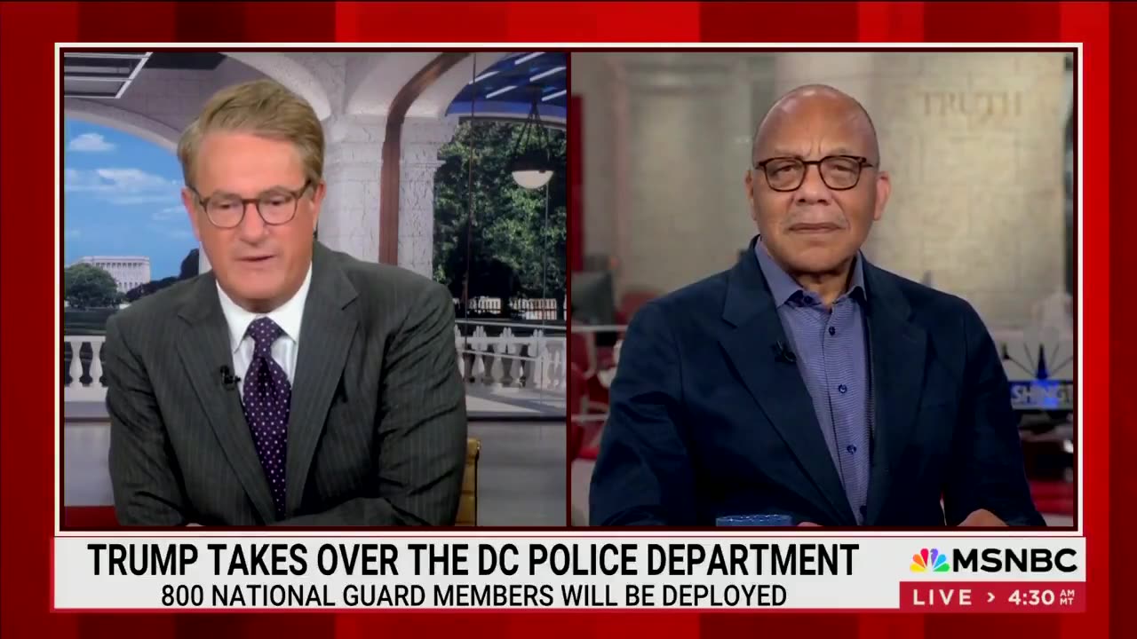Morning Joe says even Democrats are happy with Trump making DC safe again