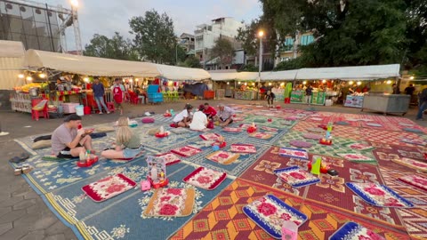 Night Market in Phnom Penh, Cambodia