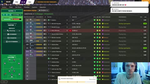 ⚽ FM 24: 3-3-4 with PSG.⚽ First CL games ahead.