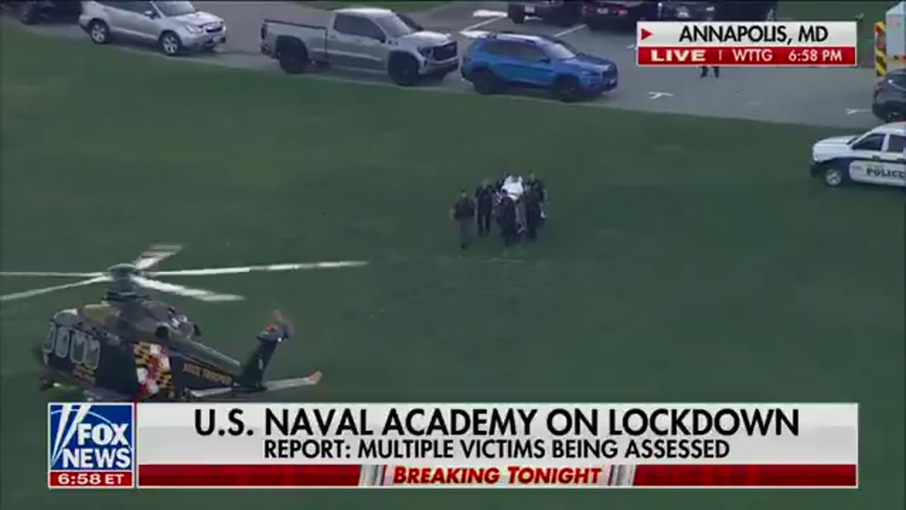 Man opens fire at the Naval Academy in Annapolis, Maryland, SEVERAL VICTIMS have been confirmed.