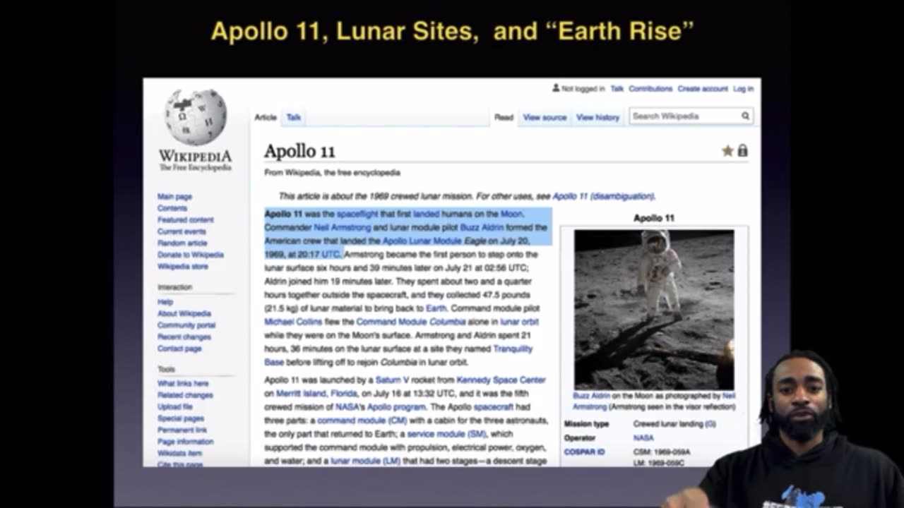 Apollo 11’s “Earthrise” photo Analysis