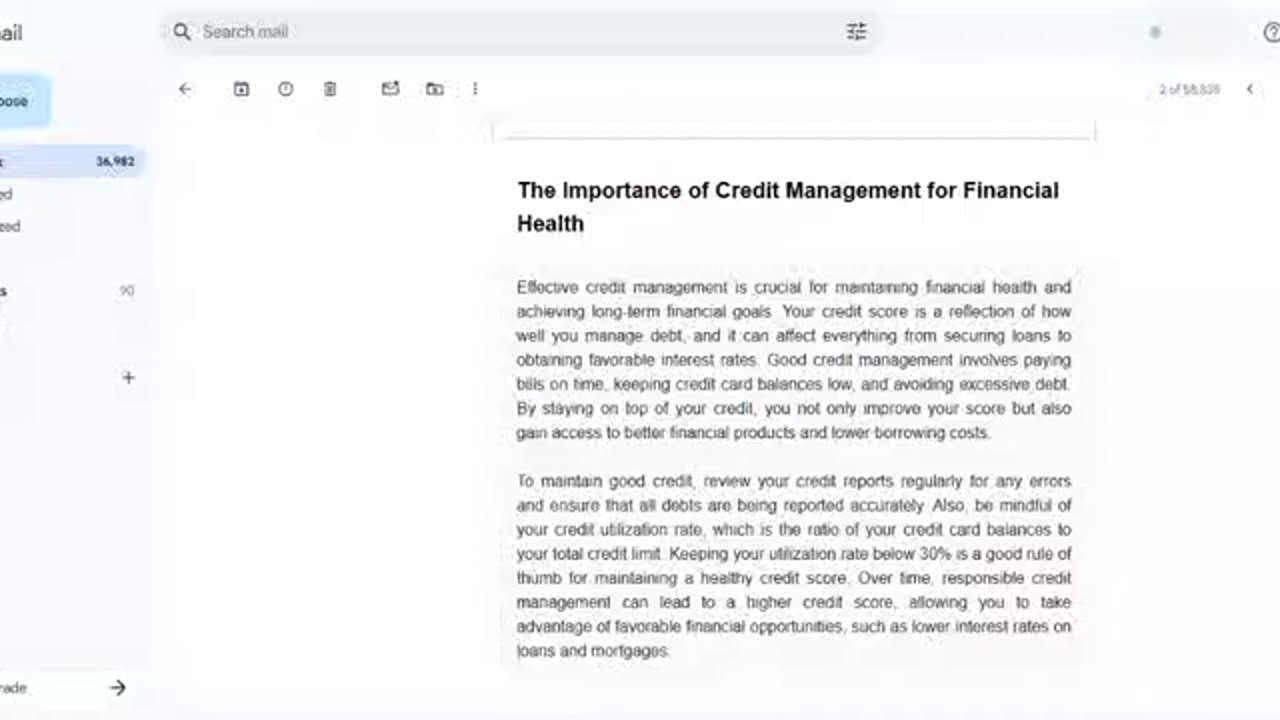 The Importance of Credit Management for Financial Health