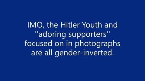 A DOLL FAIRY HIT-LA ADOLF HITLER IS A FEMALE TO MALE BAPHOMETY BENDER