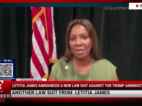 Letitia James Announced A New Law Suit Against The Trump Administration