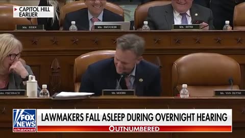 Sleeping in Congress: Representatives shut eyes during two different marathon hearings