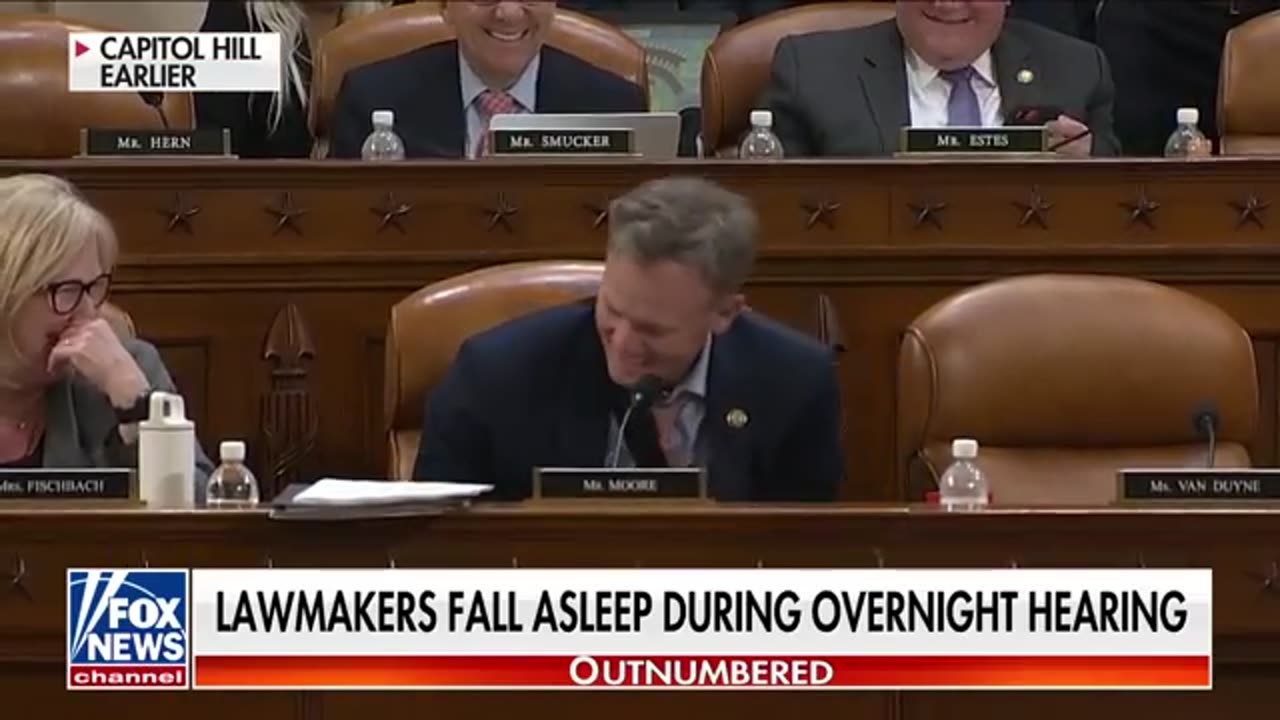 Sleeping in Congress: Representatives shut eyes during two different marathon hearings