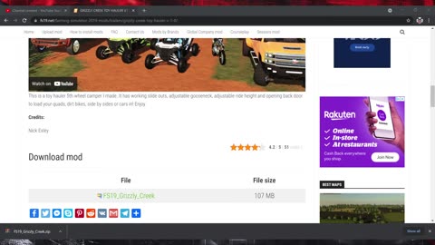 Farming Simulator 19 (Showing where to go to get some mods)