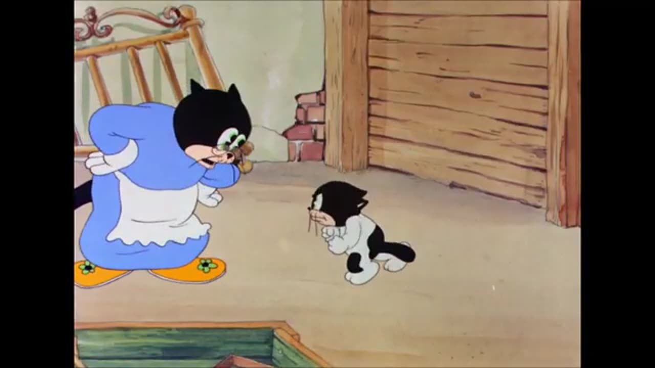 The Cat Came Back (1936) Spanking Scene