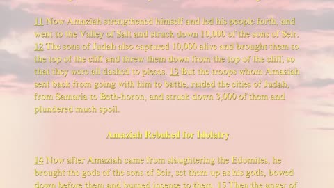 Christian Meme Video: 2nd Chronicles Chapter 24-25 (10/12/2025)