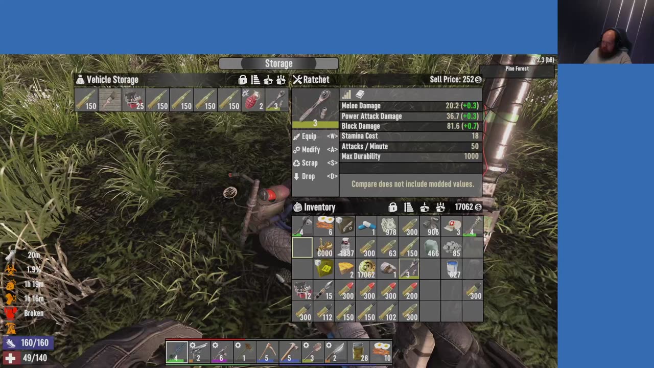 Let's play some 7 Days to Die lets try and get my Horde Base Built