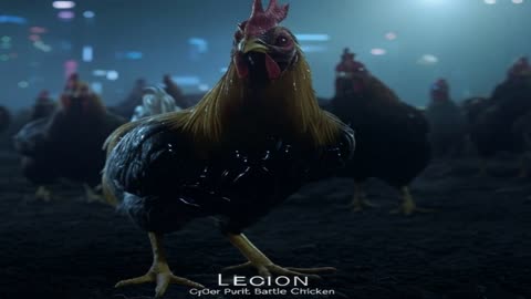 Cyber Punk Battle Chicken - Legion