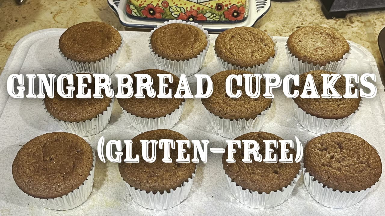 Gingerbread Cupcakes (gluten free)