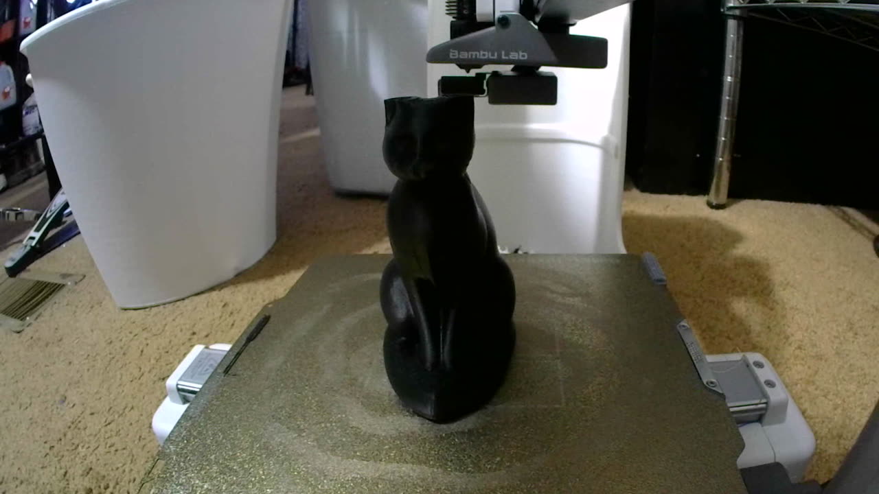 3D Printing Timelapse - Small Cat