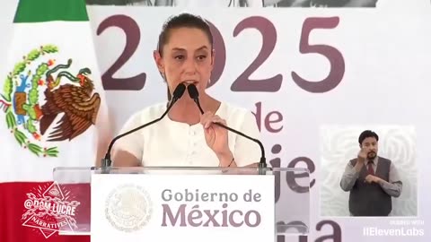 🚨BREAKING_ Mexico’s president Claudia Sheinbaum calls for protests in America to avoid tariffs